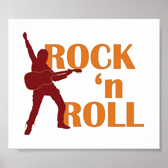 poster - Rock 'n Roll (design musical) (Devant)