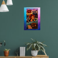 Poster Rockachibi Ginger Aurore Vintage