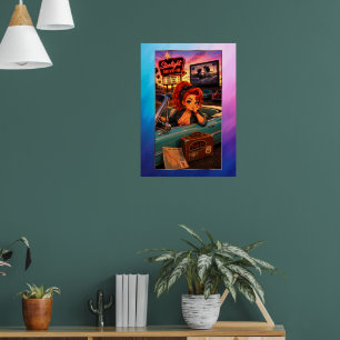 Poster Rockachibi Ginger Aurore Vintage