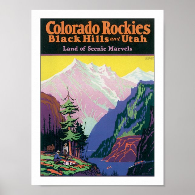 Poster Rockies du Colorado (Devant)