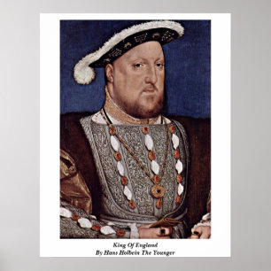 Poster Roi d'Angleterre par Hans Holbein le plus jeune