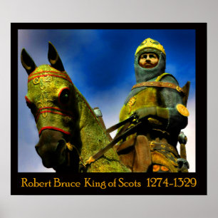 Poster roi de Robert bruce d'écossais