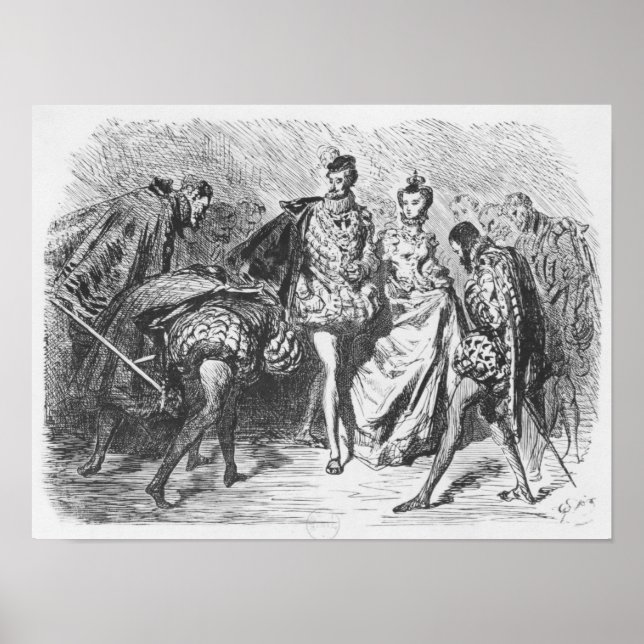 Poster Roi et cour (Devant)