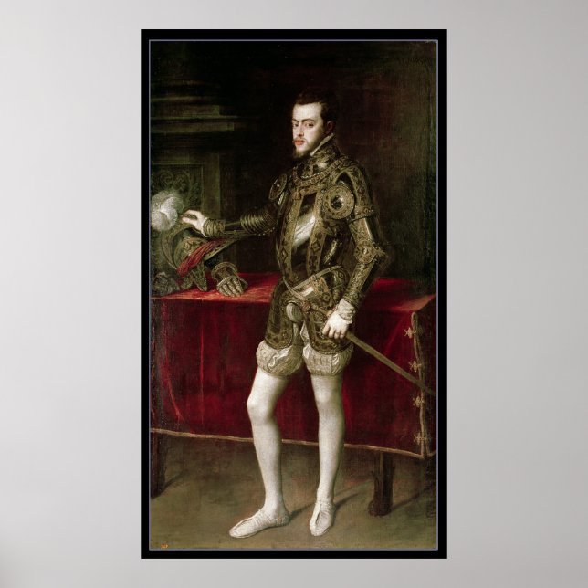 Poster Roi Philip II 1550 (Devant)