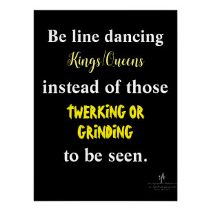 Poster Rois dansants en ligne/Reines III