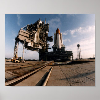 Poster Rollout of Space Shuttle Atlantis (STS-79)
