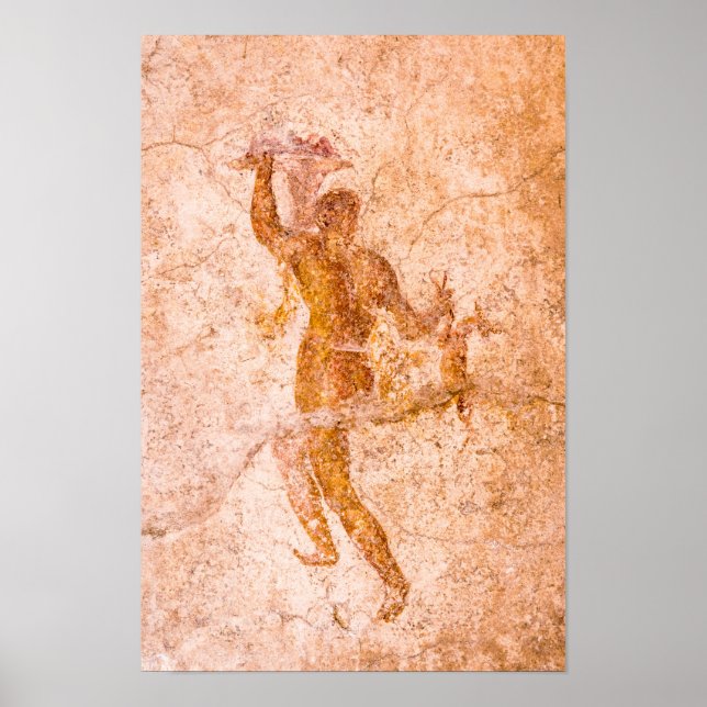 Poster - Roman Fresco, Ancien Pompéi, Italie (Devant)