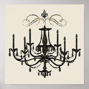 Poster Romance avec une OPTION de TAILLE et de TOILE de