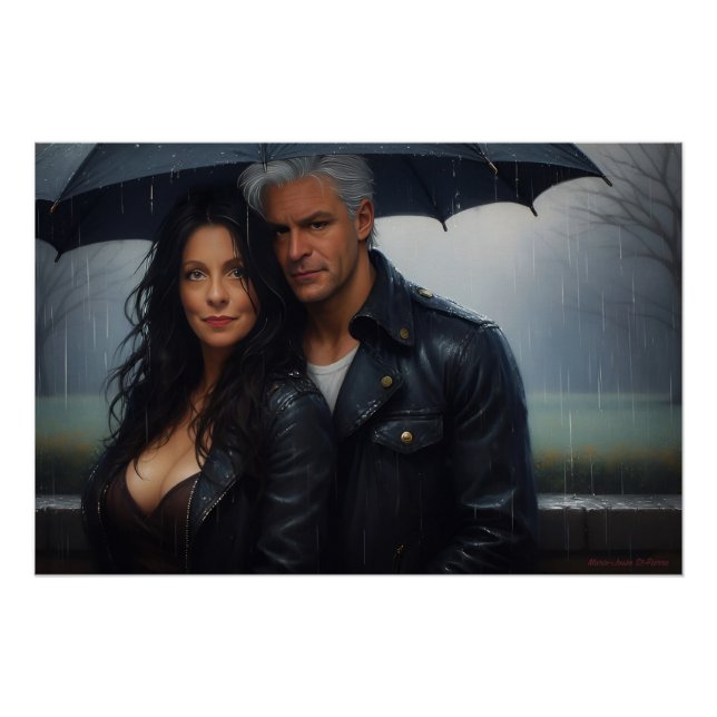 Poster Romance de jour de pluie (Devant)
