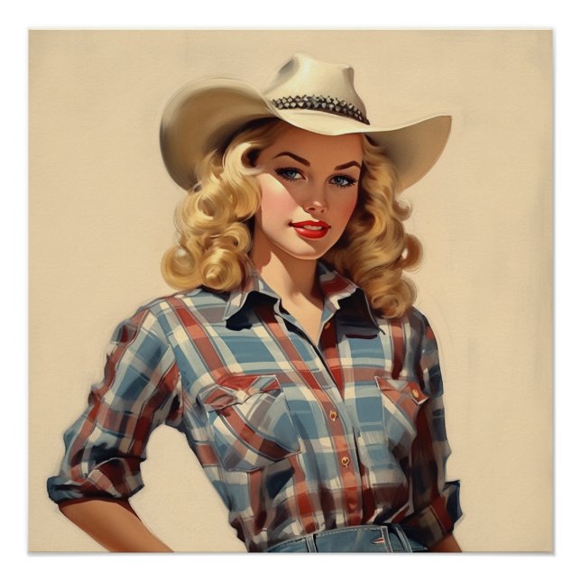 Poster Romance raffinée des Prairies : Whispers de l'Oues (Devant)