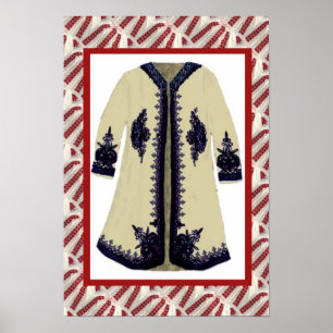 Poster Romanian craft, embroidered coat 2