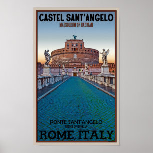 Poster Rome - Castel Sant'Angelo