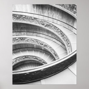 Poster Rome Italie, Escalier du Vatican