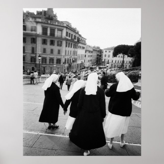 Poster Rome Italie, Patrouille de Nonne ! (NR) (Devant)