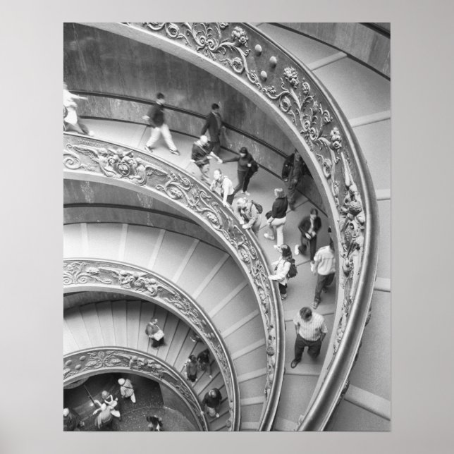 Poster Rome Italy, Vatican Staircase 3 (Devant)