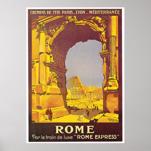 Poster "Rome" Vintage