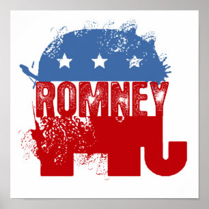 Poster ROMNEY républicain