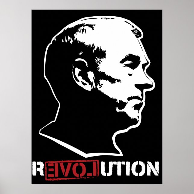 Poster Ron Paul Revolution (Devant)