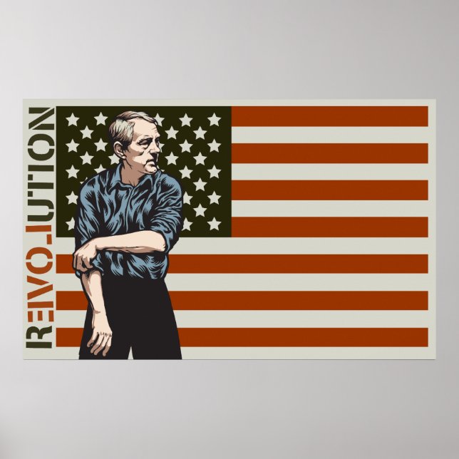 Poster Ron Paul Revolution (Devant)