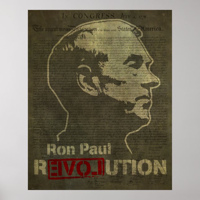 Poster Ron Paul Revolution Imprimer (Devant)