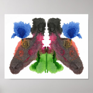 Poster Rorschach Inkblot Test Art Amusant