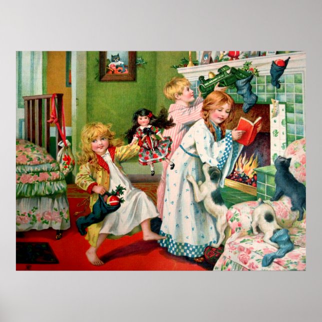 Poster Rosa C. Petherick : Noël Shopping (Devant)