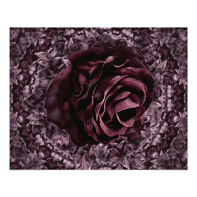 Poster Rosace Mandala  (Devant)