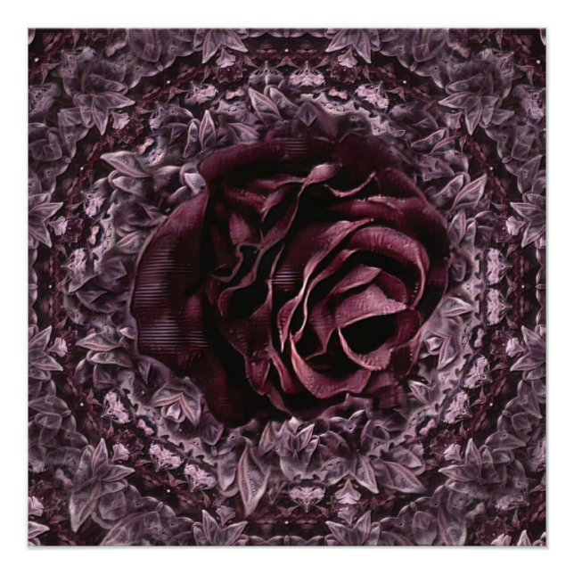 Poster Rosace Mandala  (Devant)