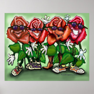 Poster rose