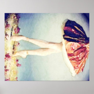 Poster Rose Ballerina