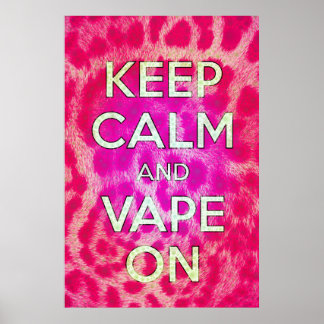 Poster rose Cheetah Vape
