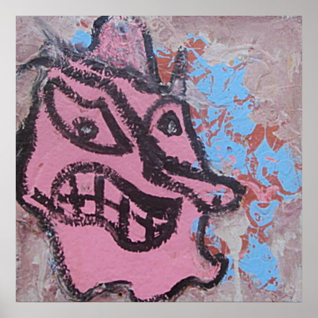 POSTER ROSE DIABLE (Devant)