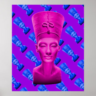 Poster rose Nefertiti
