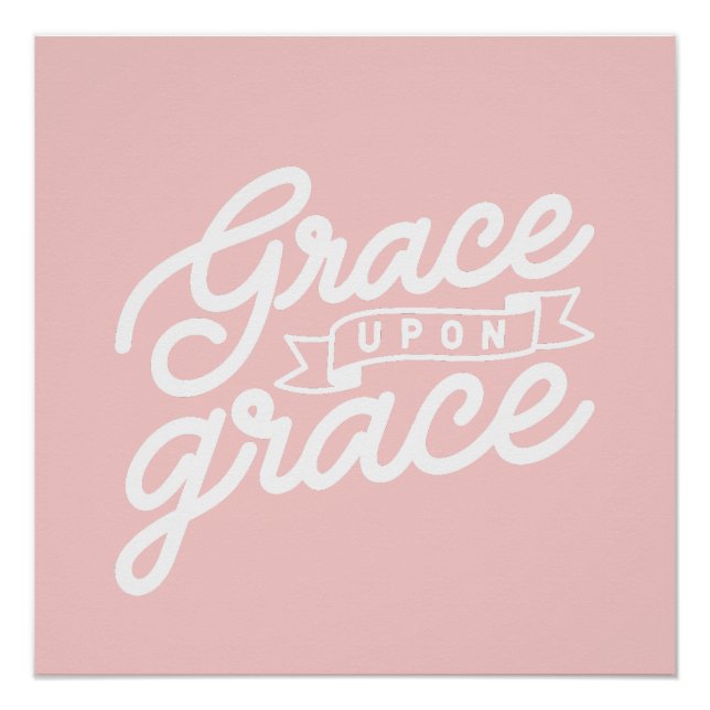 Poster Rose saumon Christian Grâce sur grâce  (Devant)