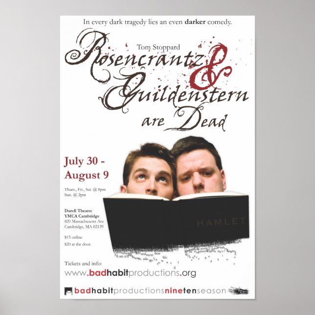 Poster Rosencrantz & Guildenstern (Devant)