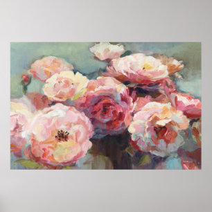 Poster Roses de rose sauvage