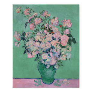 Poster Roses roses (F682) Van Gogh Art