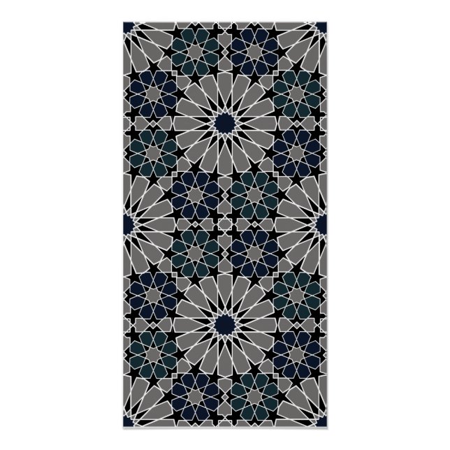 Poster Rosettes 16s et 8s Style marocain 1 (Devant)