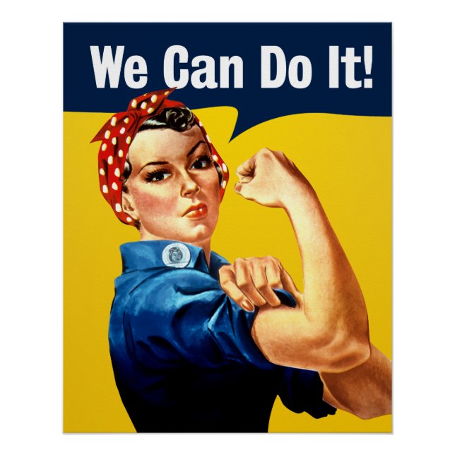 Poster Rosie la riveteuse | (Devant)