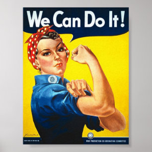 Poster Rosie the Riveter