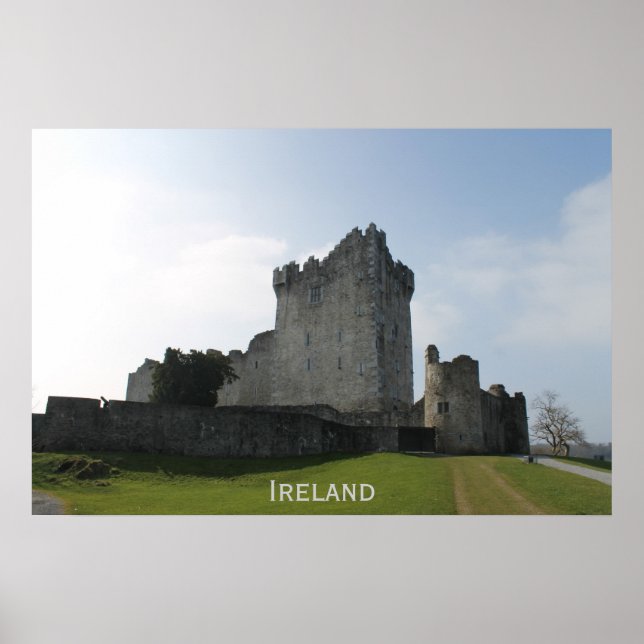 Poster Ross Castle, Killarney, Irlande (Devant)