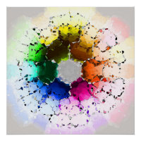 Roue couleur Abstraite