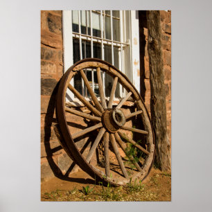 Poster Roue de chariot occidentale