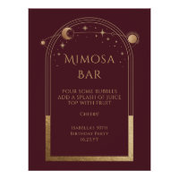 Rouge céleste Mimosa Bar Sun Moon Stars