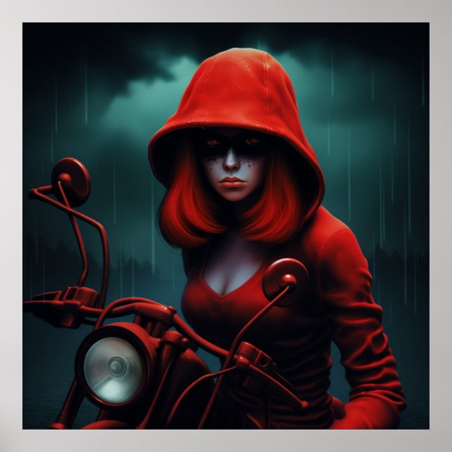Poster Rouge et Rock'n'Roll (Devant)