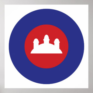Poster Roundel cambodgien