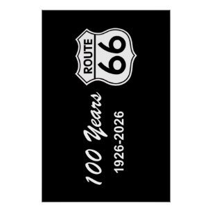 Poster Route 66 centenaire