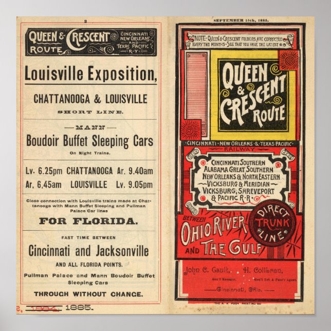 Poster Route de la Reine et du Croissant (Devant)