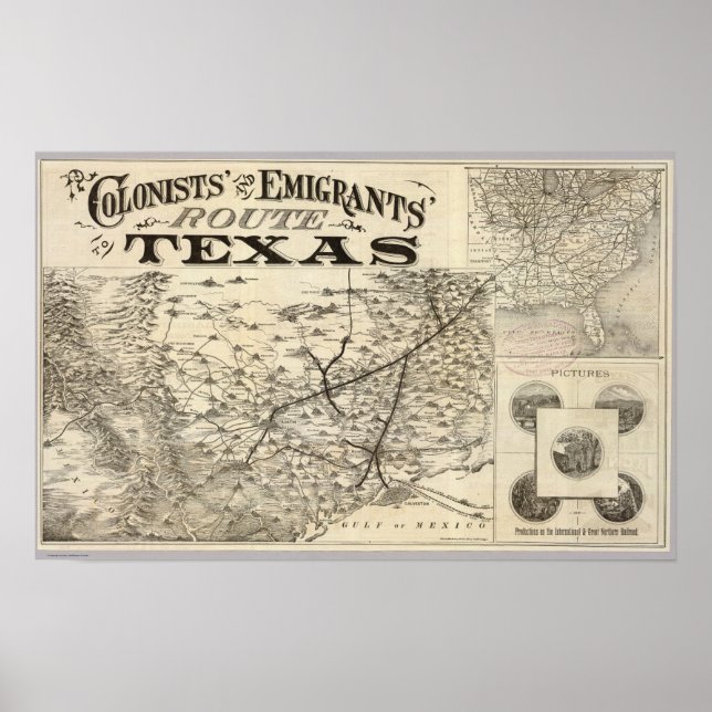 Poster Route to Texas (Devant)