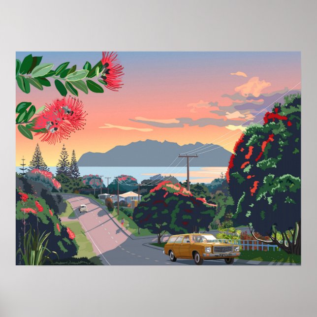 Poster Route vers Leigh (Devant)